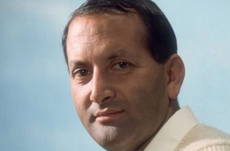 Basil D'Oliveira played for Worcestershire between 1964 and 1980 and represented England in 44 Test matches
