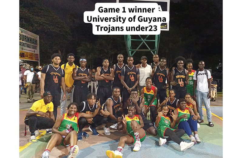 Game 1 winners, UG Trojans