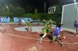 Kwakwani defending against Pacesetters in GABA U23 league