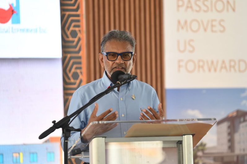 Roy Bassoo Snr., Managing Director of Bassoo Construction Company (Delano Williams photo)