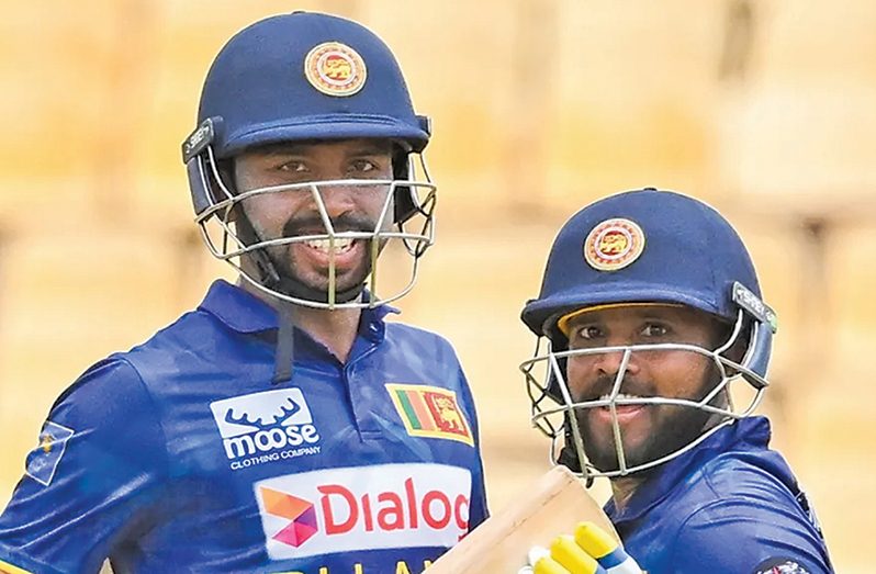 Sri Lanka are fortunate that Sadeera Samarawickrama and Kusal Mendis seem to be linking up at the exact right time of their careers  •  AFP/Getty Images
