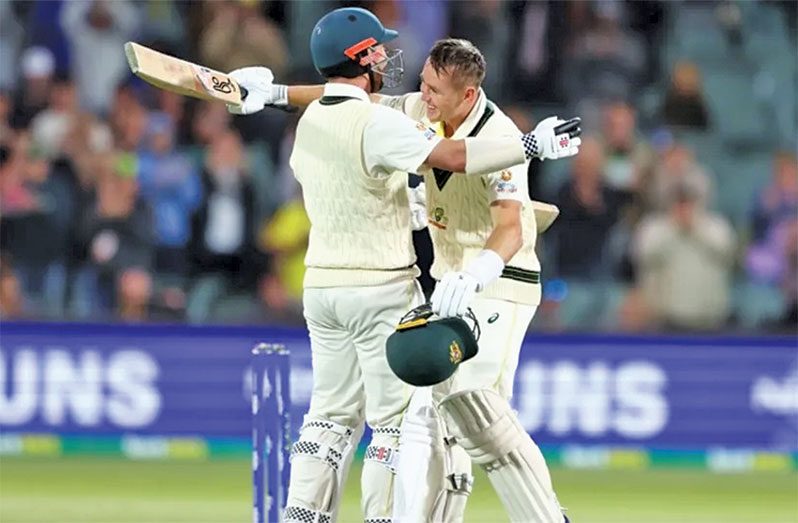 Travis Head and Marnus Labuschagne notched up centuries to cement Australia's command (AFP/Getty Images)