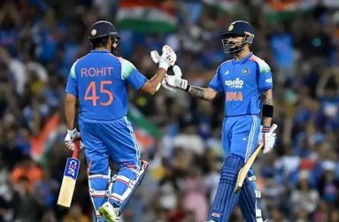 Rohit Sharma and Virat Kohli were both unbeaten in the chase
