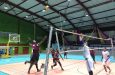 Castrol Strikers battling Venguy Volleyball club on Tuesday
