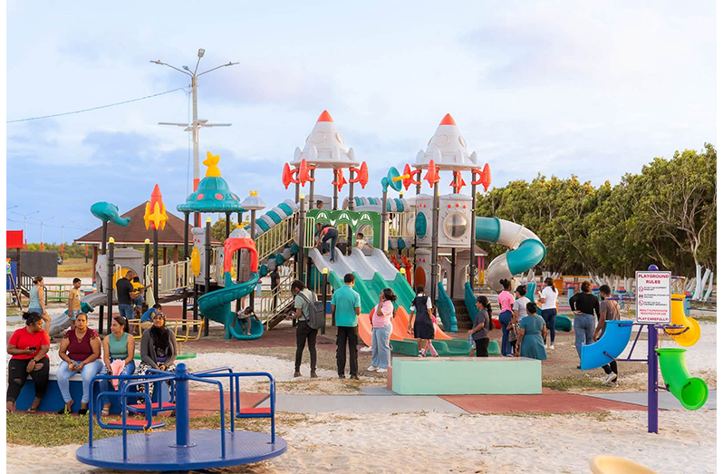 The iconic Number 63 Beach in Region Six has been further transformed with the commissioning of a new recreational park