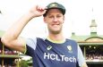 Beau Webster strikes a pose in his Test cap  •  (Cricket Australia/Getty Images)