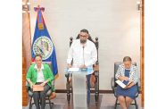 President, Dr Irfaan Ali during his address to the Belizean National Assembly, on Monday (Office of the President photos)