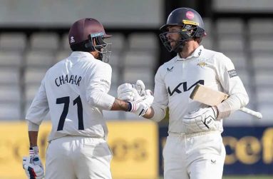 Ben Foakes (right) has played 25 Tests for England