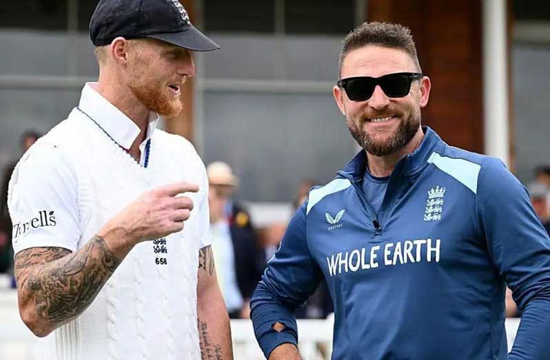 Ben Stokes (left) and Brendon McCullum took charge of the England Test team in 2022