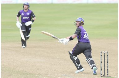 Ben McDermott of Hobart Hurricanes bats during the Global Super League T20 match between Hobart Hurricanes v Dubai Capitals at Providence Stadium on July 11, 2025 in Georgetown, Guyana (Photo by Ashley Allen - GSLT20/Global Super League via Getty Images)