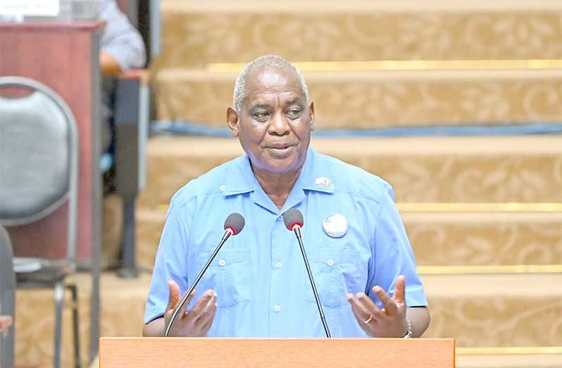 Minister of Home Affairs Robeson Benn
