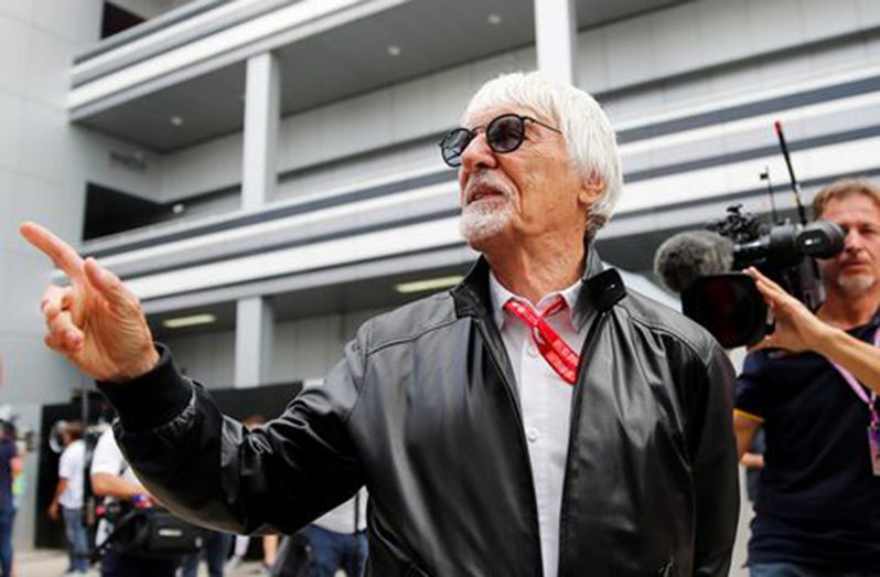 Former Formula 1 supremo Bernie Ecclestone