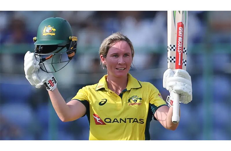 Australia batter Beth Mooney hit 138 - her highest score in all three international formats