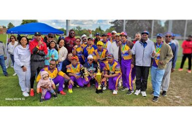 The victorious Better Hope players and supporters.