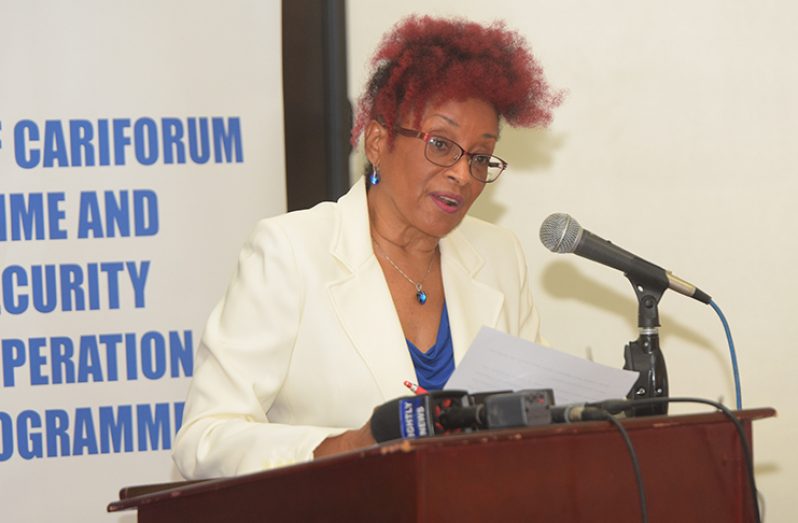 Beverly Reynolds, Coordinator, Health and Human Development of CARICOM Secretariat.