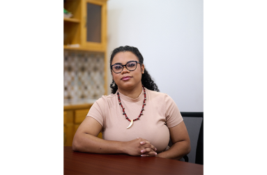 Young farmer and entrepreneur, Kezyah Bhola