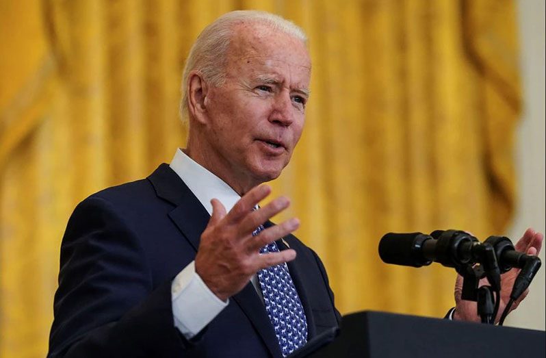 U.S. President Joe Biden delivers remarks in honour of labor unions in the East Room at the White House in Washington, U.S., September 8, 2021 (REUTERS/Kevin Lamarque)