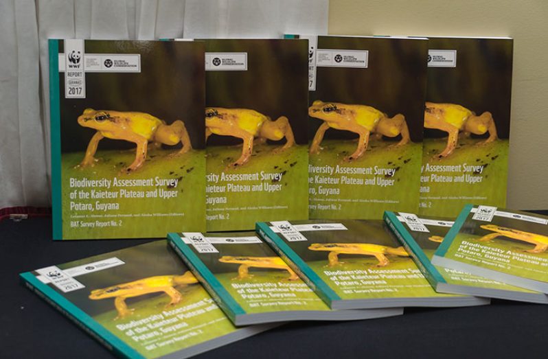 Copies of the second report on the Biodiversity Assessment Survey