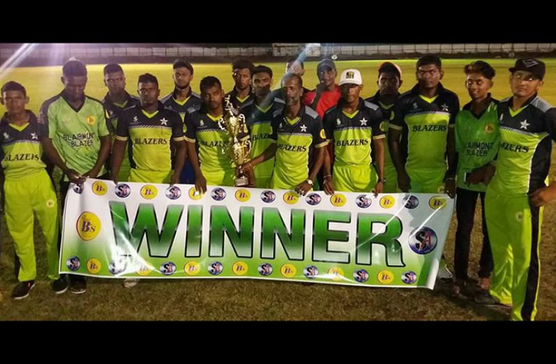 The victorious Blairmont Blazers team.