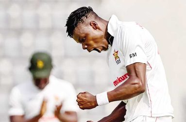 Blessing Muzarabani struck thrice on the opening day.