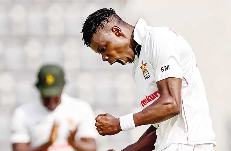 Blessing Muzarabani struck thrice on the opening day.