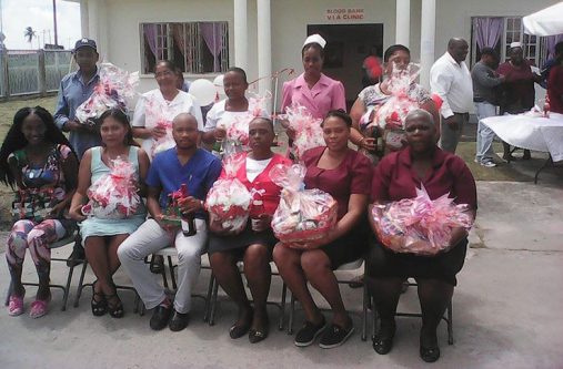 The donors who were recently honoured by Region Six Health Services