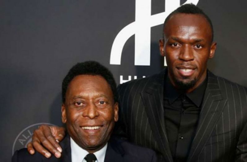 Usain Bolt wants to be regarded alongside Muhammad Ali and Pele.