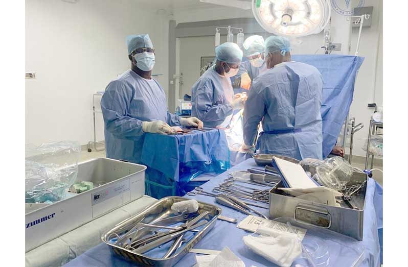 In a significant move to reduce the growing backlog of joint replacement surgeries, the Orthopaedics Department at the Georgetown Public Hospital Corporation (GPHC) conducted a series of knee and hip replacement surgeries over the weekend