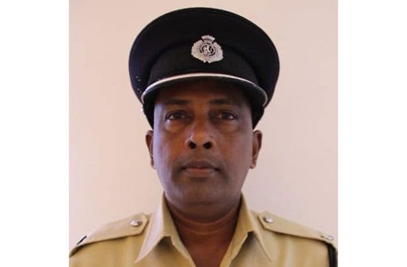 Newly-appointed Commander of Regional Police Division Number One, Superintendent Boodnarine Persaud