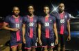 Botafago goal scorers: (From left) Jamal Haynes, Shane Haynes, Malachi Todd and S. Caesar. Missing is Donovan Francis