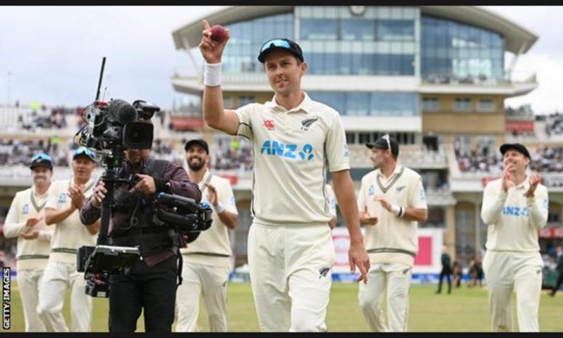 Trent Boult took 16 wickets in the recent three-match Test series against England, including 5-106 in the first innings of the second Test at Trent Bridge.