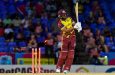Shai Hope was cleaned up by Ben Dwarshuis•Jul 28, 2025•AFP/Getty Images