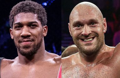 Anthony Joshua (left)  and Tyson Fury