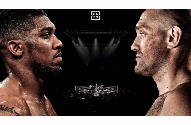 British Heavyweight boxers: Anthony Joshua (left) and Tyson Fury