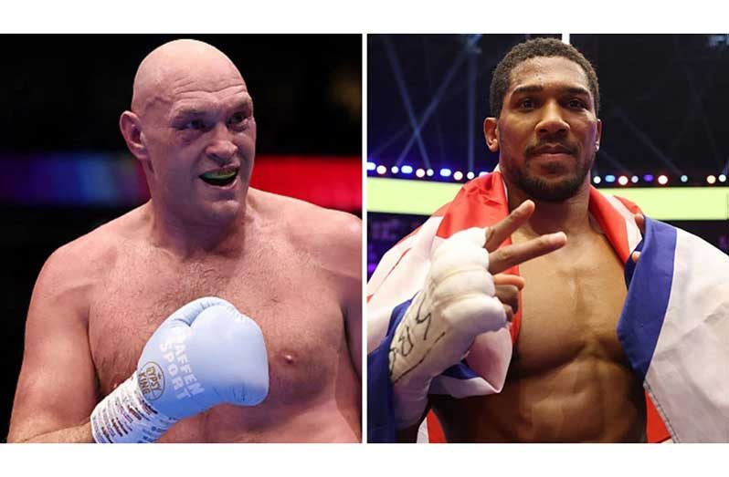 Tyson Fury and Anthony Joshua have signed contracts with Saudi Arabian promoter Sela to fight each other
