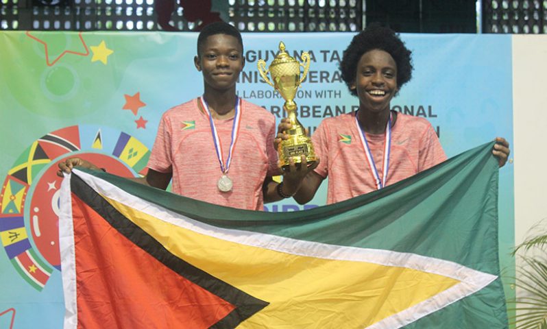 Malachi Moore (left) and Ebo McNeil have also been outstanding in the U-13 division.
