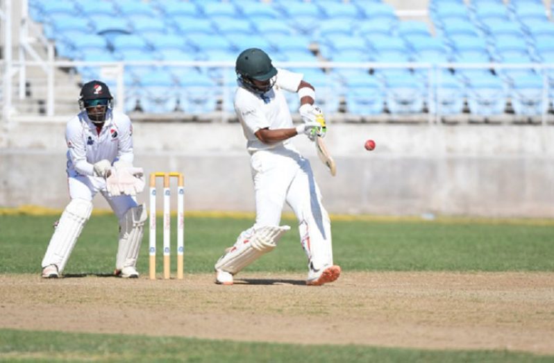 Brandon King struck 18 fours and four sixes in his 133.