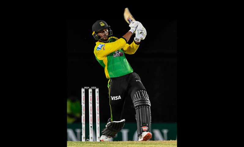 Jamaica Tallawshs batter Brandon King