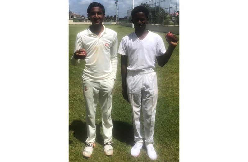 Dhanesh Persaud (left) and Brandon Henry