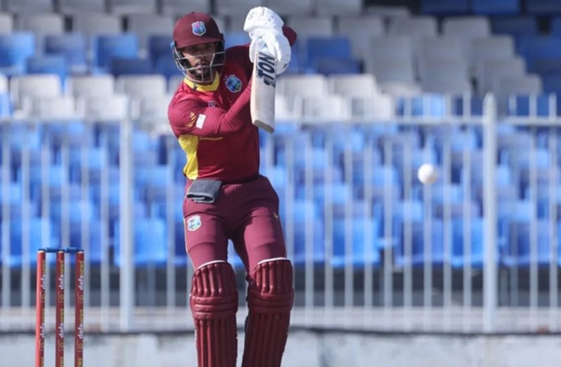 Brandon King made 64 for the West Indies and formed a 129-run opening partnership with Johnson Charles