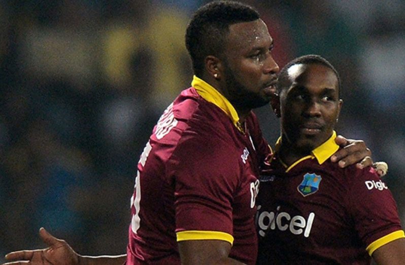West Indies captain, Kieron Pollard, and veteran all-rounder, Dwayne Bravo.