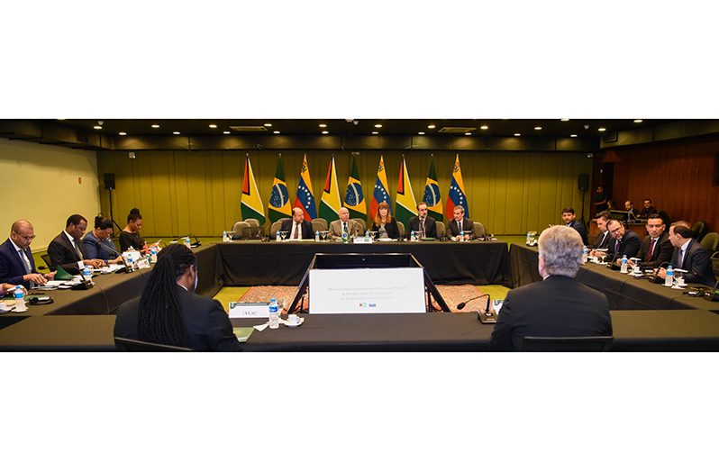 On January 25, 2024, the Ministers of Foreign Affairs of Guyana and Venezuela held their first meeting of the Joint Commission in Brasilia, Brazil