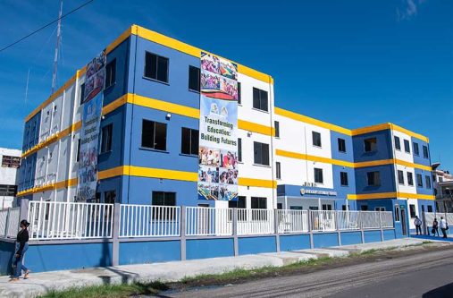 The Brickdam Secondary School in Georgetown (Delano Williams photo)