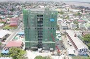 The 12-storey Brickdam Police Station