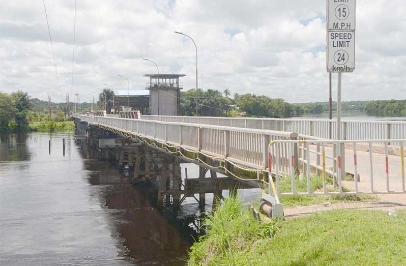 The current Mackenzie-Wismar Bridge