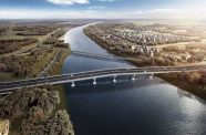 Artistic impression of the Mackenzie-Wismar Bridge