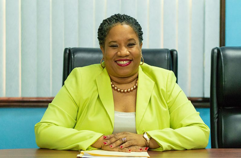 Chairman of the Public Utilities Commission Delma Britton  (Photo by Delano Williams )