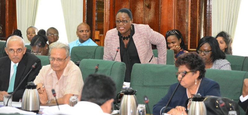 Junior Minister of Natural Resources, Simona Broomes. [Samuel Maughn Photo]