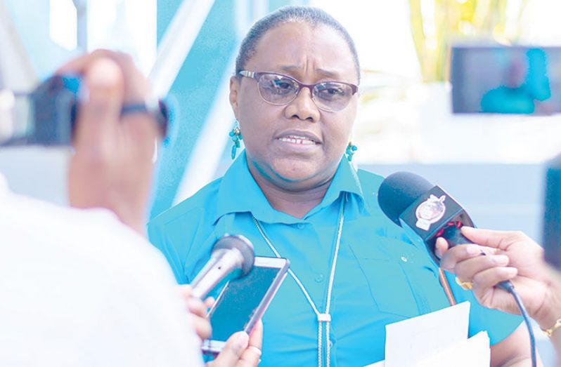 Minister within the Ministry of Natural Resources Simona Broomes, responding to questions posed by reporters on Friday