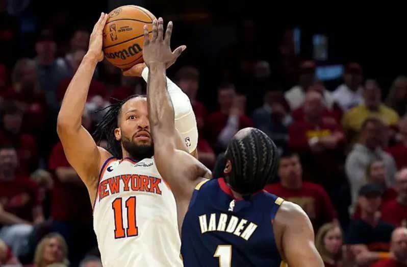 Jalen Brunson (left) has been a key figure for the New York Knicks this season.